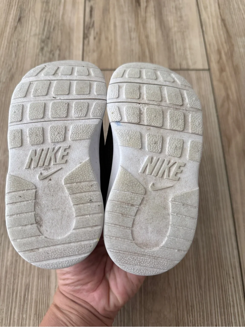 Nike toddler Athletic Sneaker - Charcoal Gray with Velcro Strap
